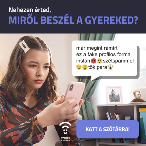 Gyerek a neten tájékoztató illusztráció